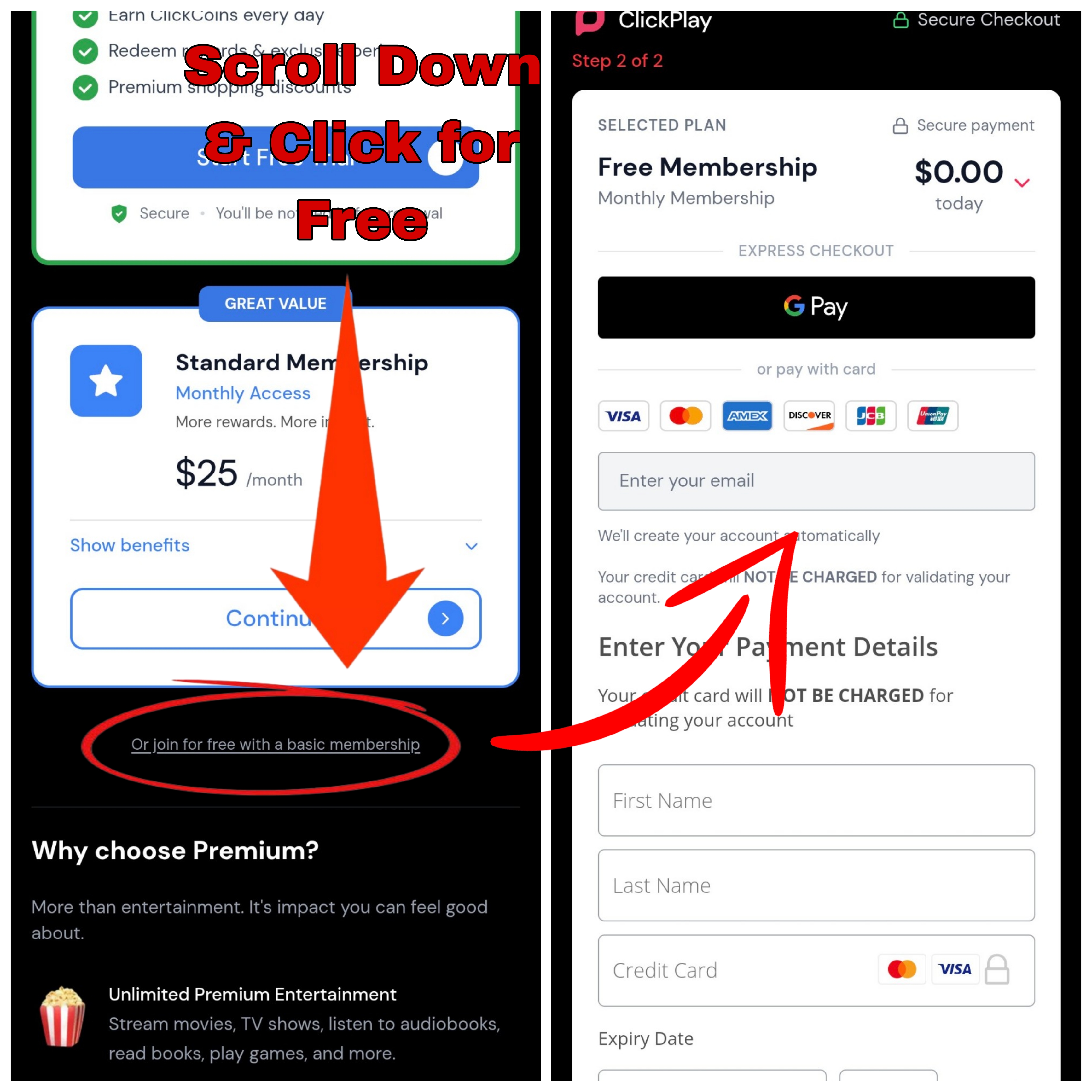 Free Sign Up Guide